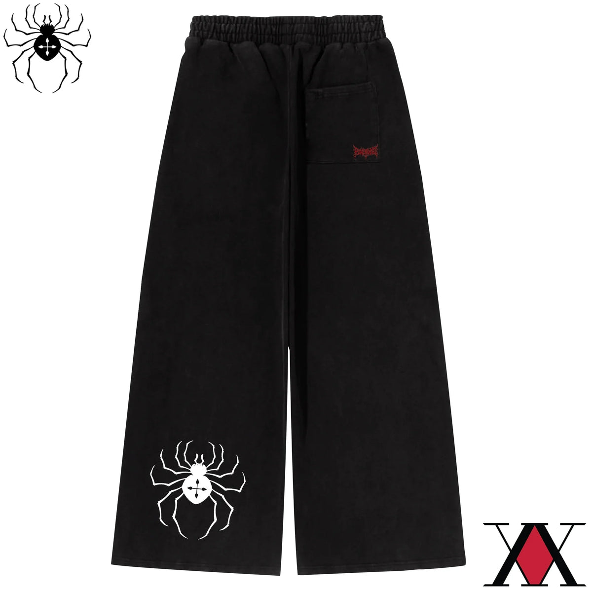 Unisex Gothic Streetwear Gym Pants Men Women Casual Drawstring Loose Fit Workout Wide Leg Trousers Jogger Fitness Long Pants