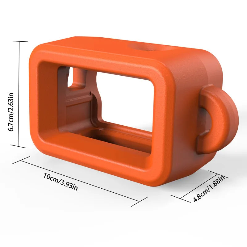 EVA Floating Protective Case for DJI Action 6/5 Pro/4/3  Anti-Sink Buoyancy Frame with Anti-Lost Rope Hole  Waterproof Diving Ho