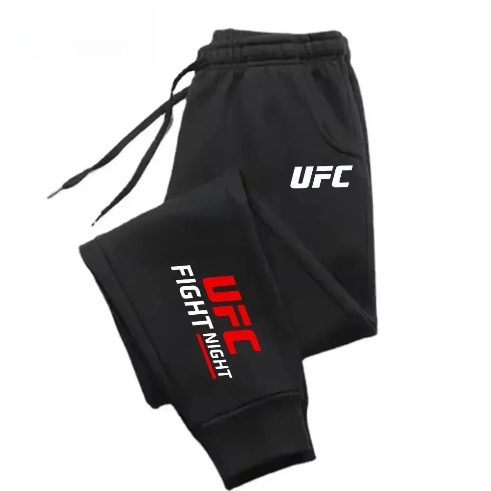 Mens Casual Pants Autumn Winter Sweatpants Gym Trousers Fashion Solid Color Workout Long Pants Men Running Jogger Sports