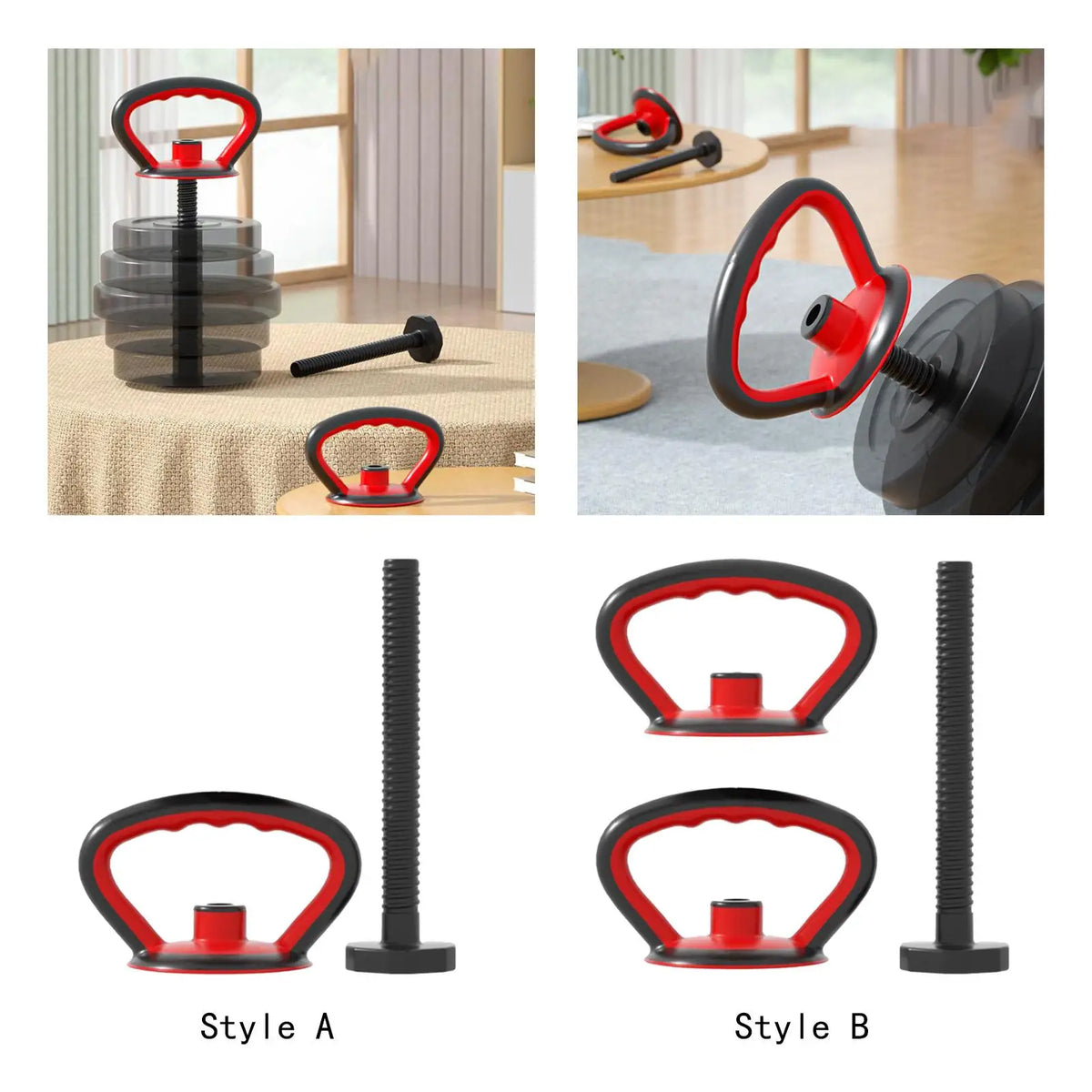 Kettlebell Handle Portable Multifunctional Kettlebell Push up Kettle Bell Grip for Weightlifting Indoor Training Gym Travel