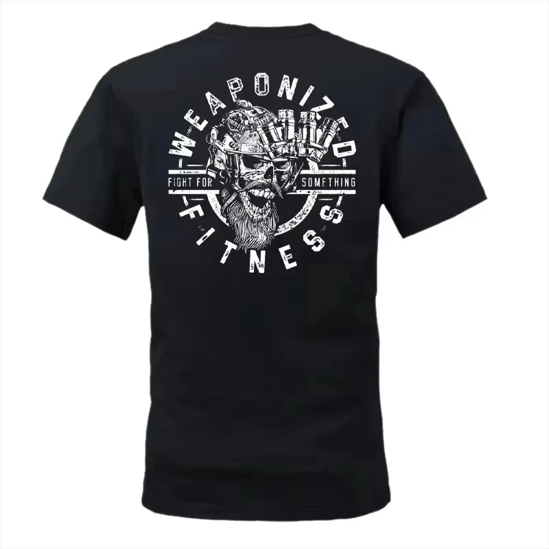 New Summer Men's Military-style Tactical Pattern T-shirt High-quality Fabric Street Fashion Style 100% Pure Cotton Soft Material